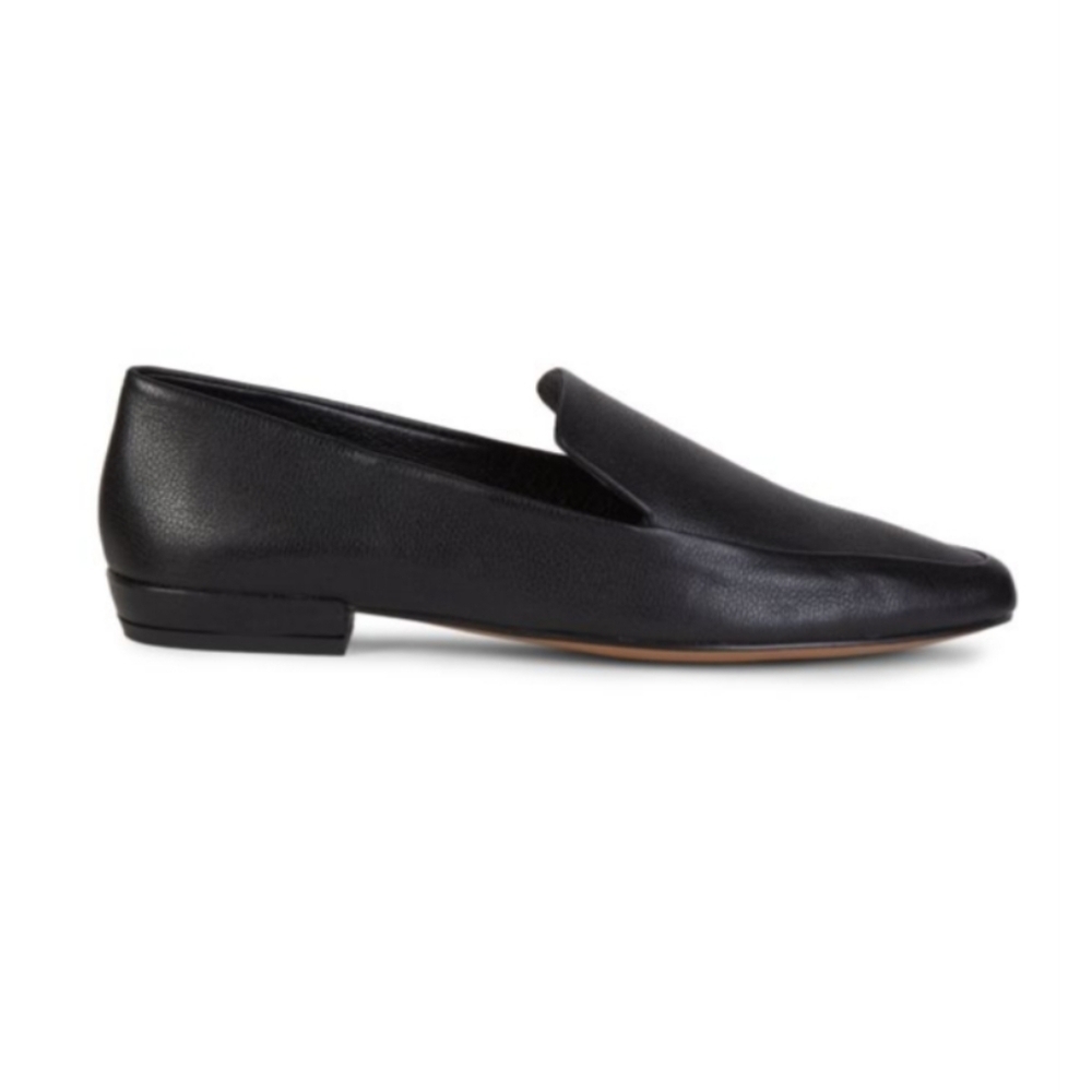 STEVEN by Steve Madden, Haylie Leather Loafer, Black, Size 7.5